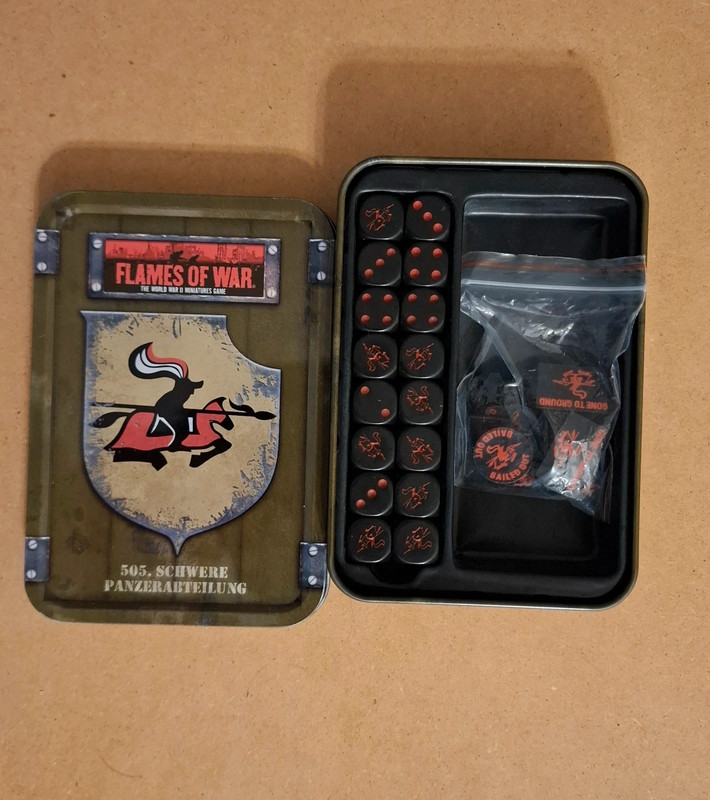 Flames of war dice