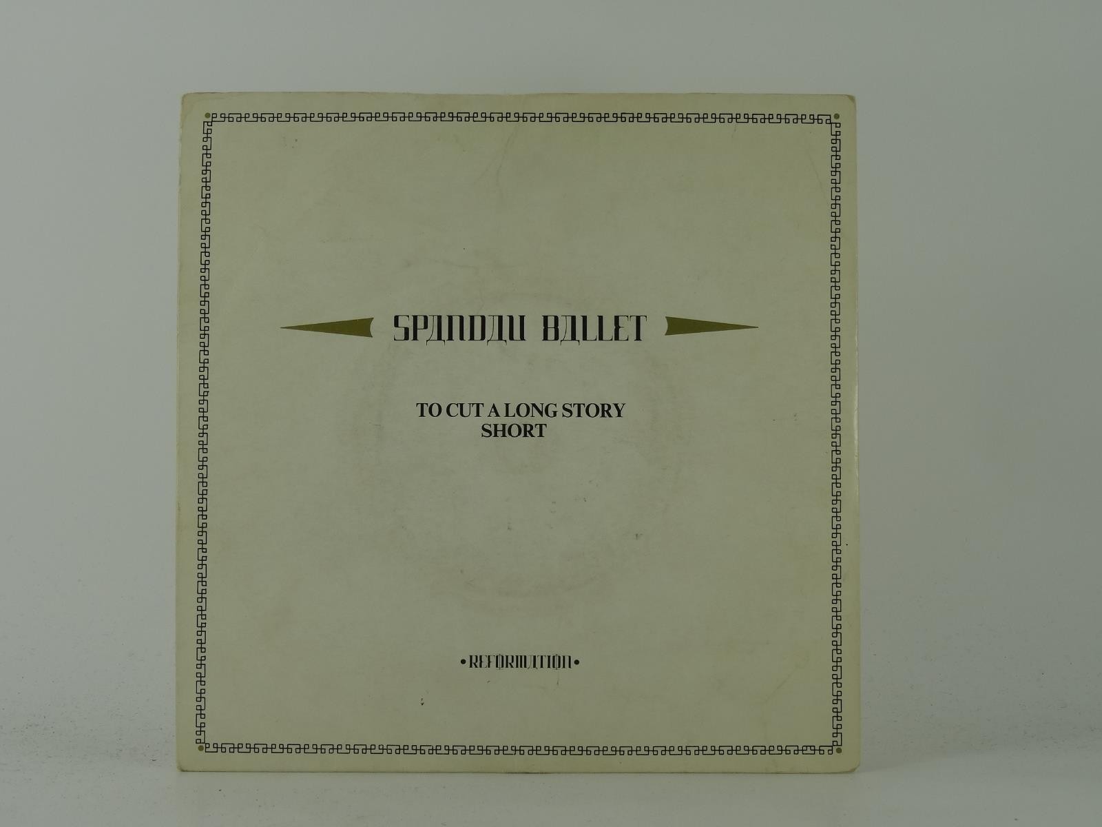 SPANDAU BALLET TO CUT A LONG STORY SHORT (8) 2 Track 7" Single including Picture