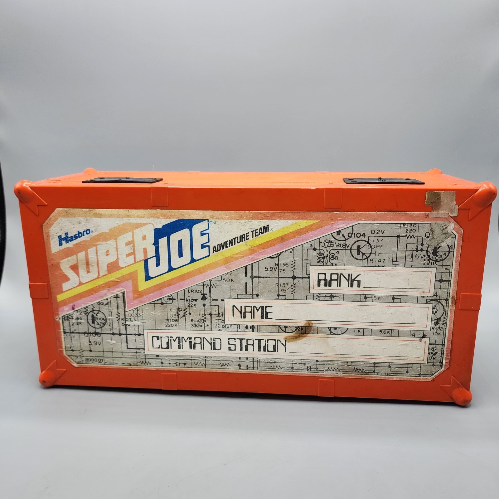Vintage 1977  Hasbro Super Joe Footlocker