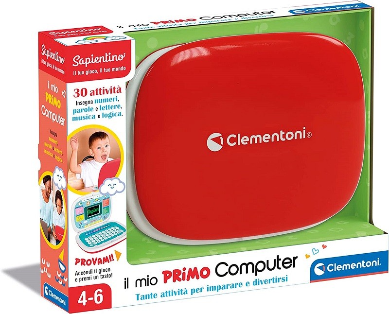 Clementoni- Sapientino-Il Mio Primo Laptop Computer educativo interattivo