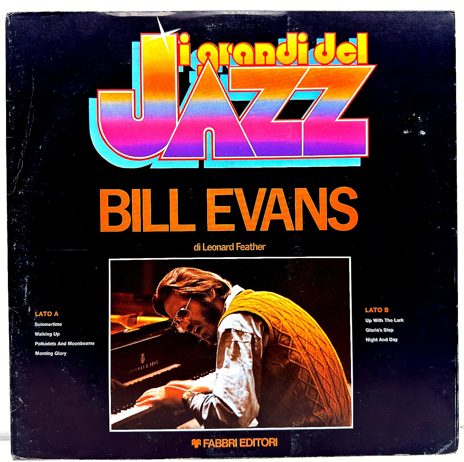 Bill Evans S/T 1982 Vinyl Fabbri Editori Records italian Import Compilation