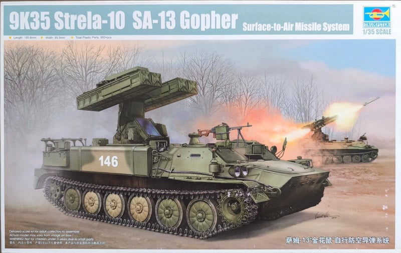 Trumpeter maquette 1/35 Strela-10 SA-13 Gopher