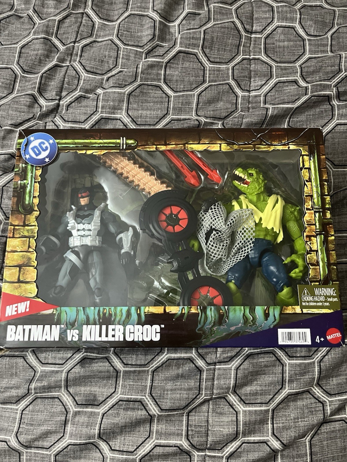 Mattel DC Premier Batman vs Killer Croc 2 Pack 6.5" Action Figures Set JMD57 NEW