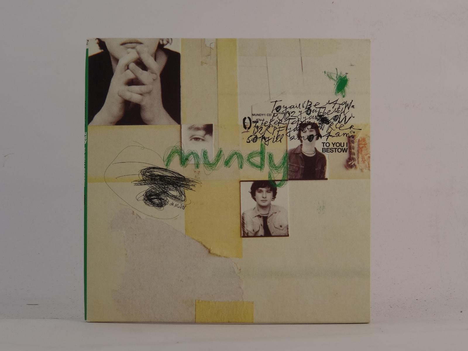 MUNDY TO YOU I BESTOW (E44) 3 Track Promo CD Single including Card Sleeve EPIC