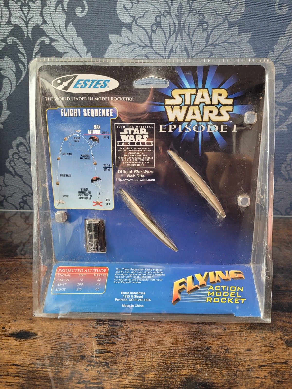 Star Wars Episodio 1 Trade Federation Droid Fighter Modello Volante Razzo