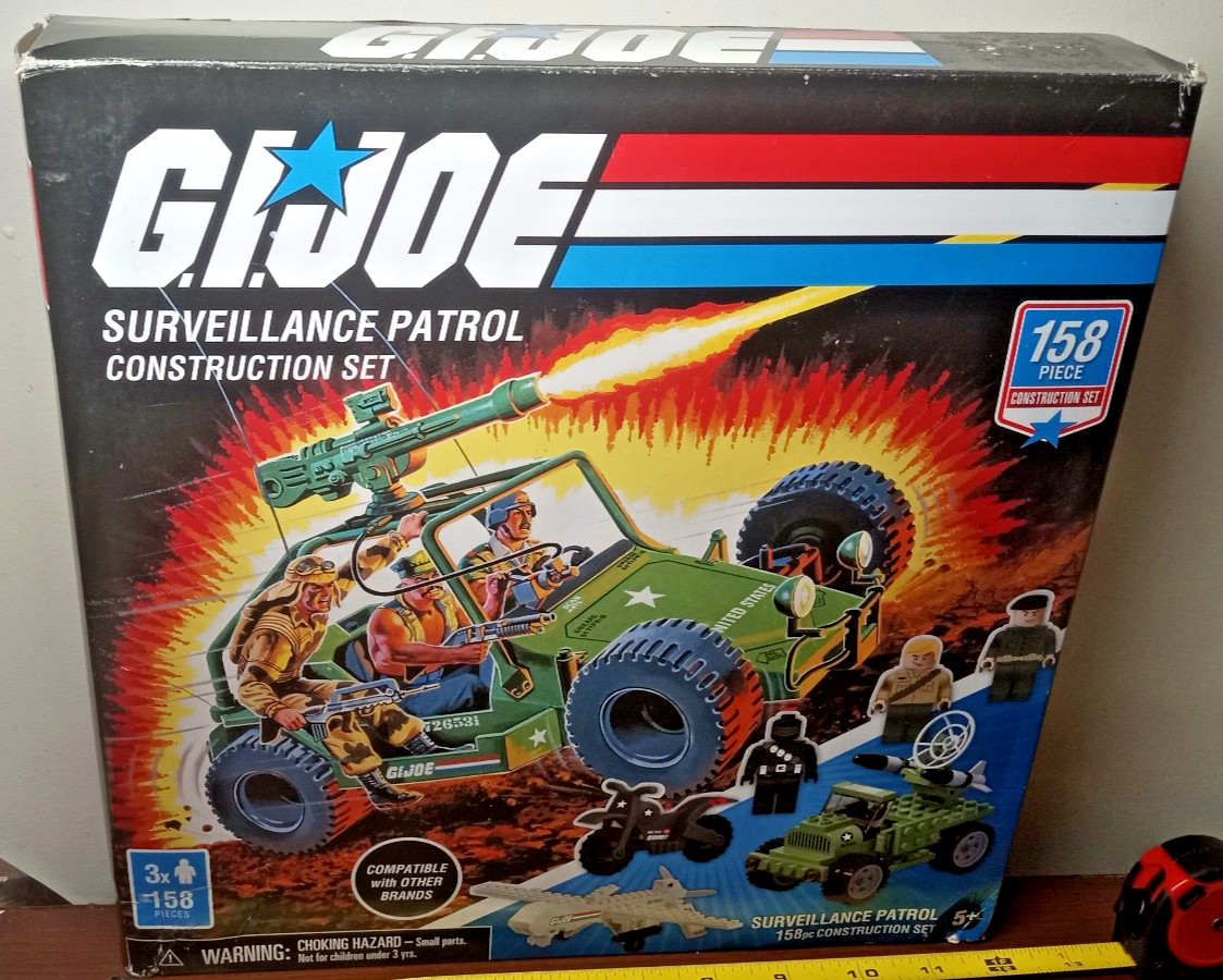 GI JOE Survelliance Patrol Duke Snake Eyes Flint Set di Costruzioni