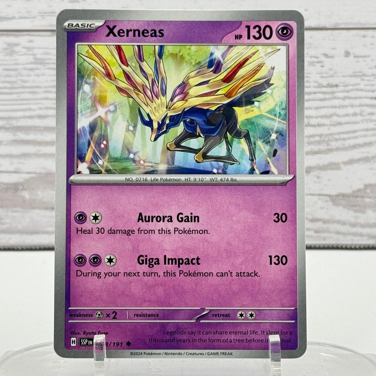 Xerneas 088/191 Scintille Urgenti Pokemon quasi nuovo