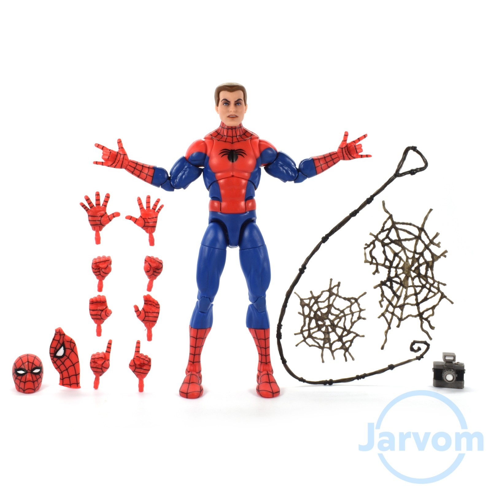 Marvel Legends 6" SDCC Memetastic Spider-Man '67 Peter Parker Complete