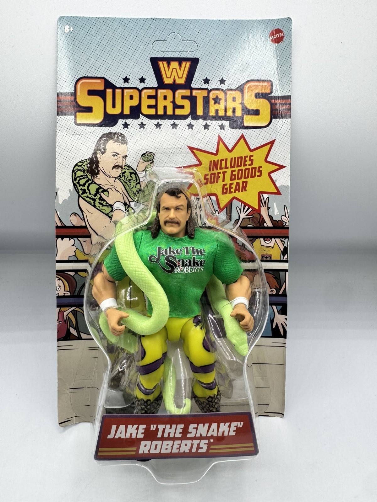 WWE Superstars Jake The Snake Roberts Action Figure Serie 13 CHASE NUOVO
