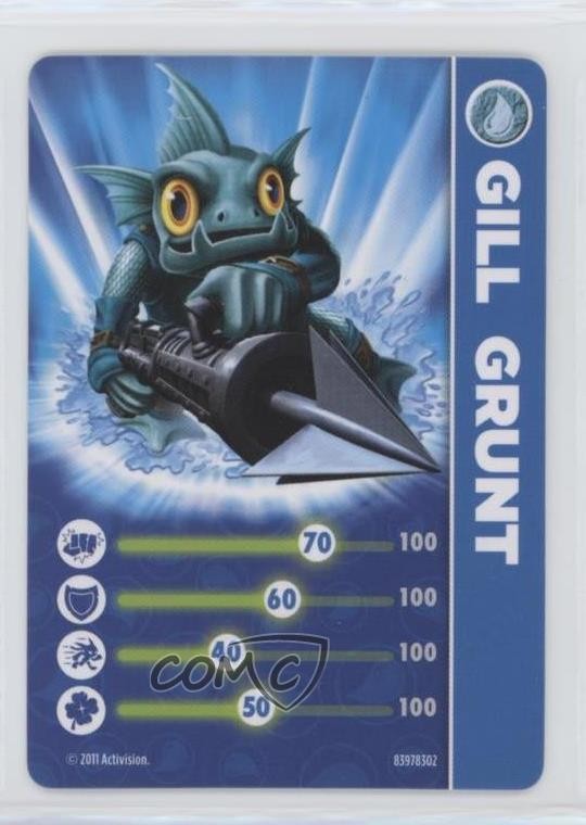 Skylanders: Spyros Adventure Toy Issue 2011 Gill Grunt 0j9e