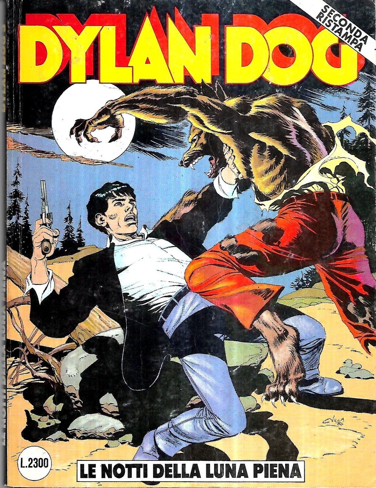 DYLAN DOG ristampa  n° 3 (ago 1991): buono ++