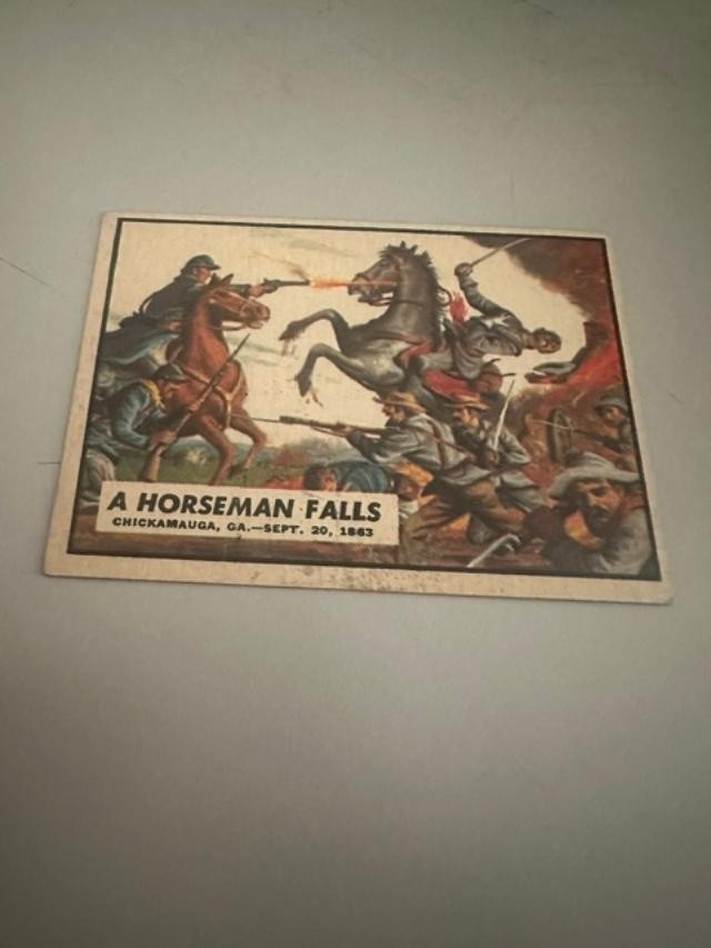 1962 Topps Civil War News Card #54