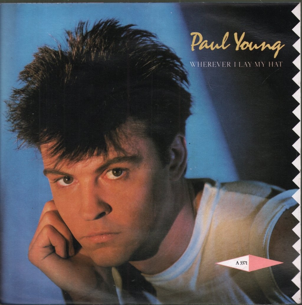 Paul Young Wherever I Lay My Hat 7" Vinile UK CBS 1983 7" In Copertina A3371