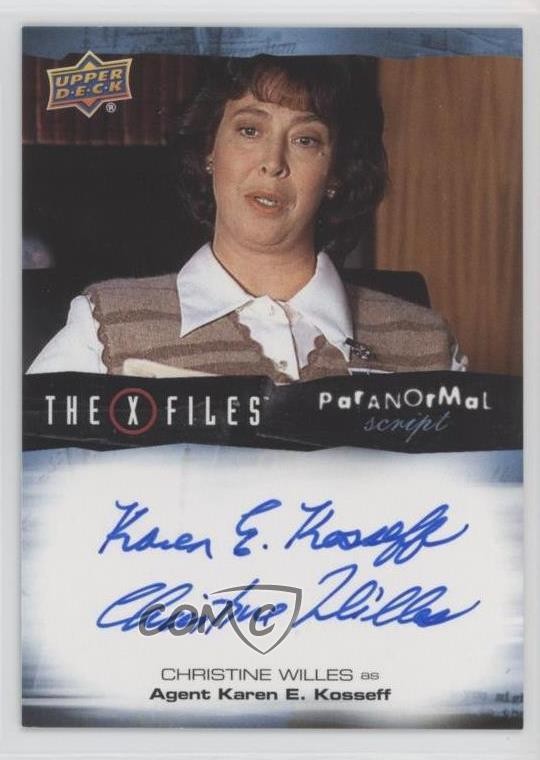 2023 The X-Files Monsters of Week Edition Christine Willes as #A-CW Auto 1b9b