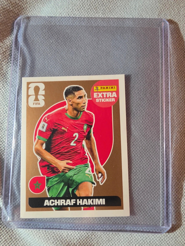 Achraf Hakimi Bronze Extra Sticker