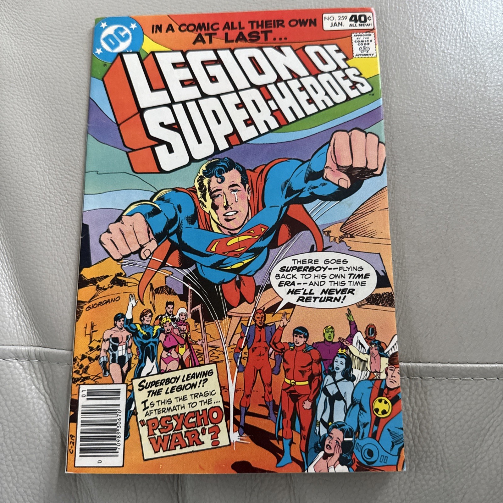 Legione dei Supereroi #259 DC Comics Età del Bronzo