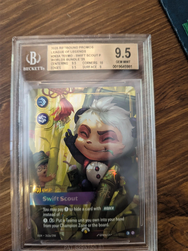 Teemo Worlds BGS Graded 9.5