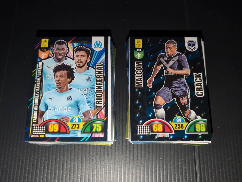 Lot carte football France ×100
