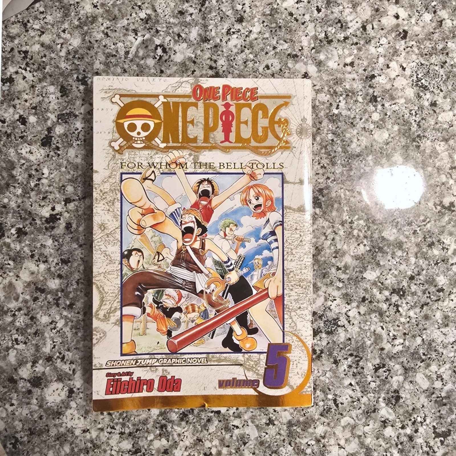 One Piece Volume 5 Prima Stampa Copertina Oro Edizione 2004
