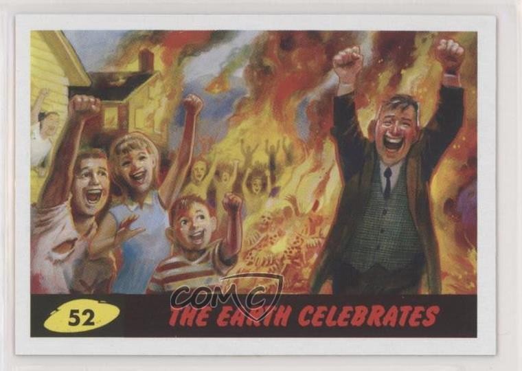 2017 Topps Mars Attacks: The Revenge La Terra celebra #52 0b5