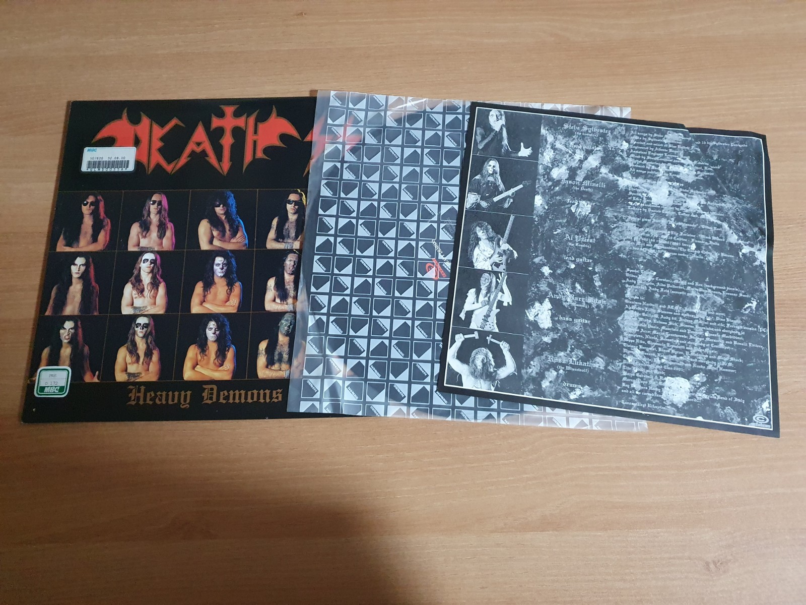 Death SS - Heavy Demons 1992 Korea Orig Vinyl LP With Insert