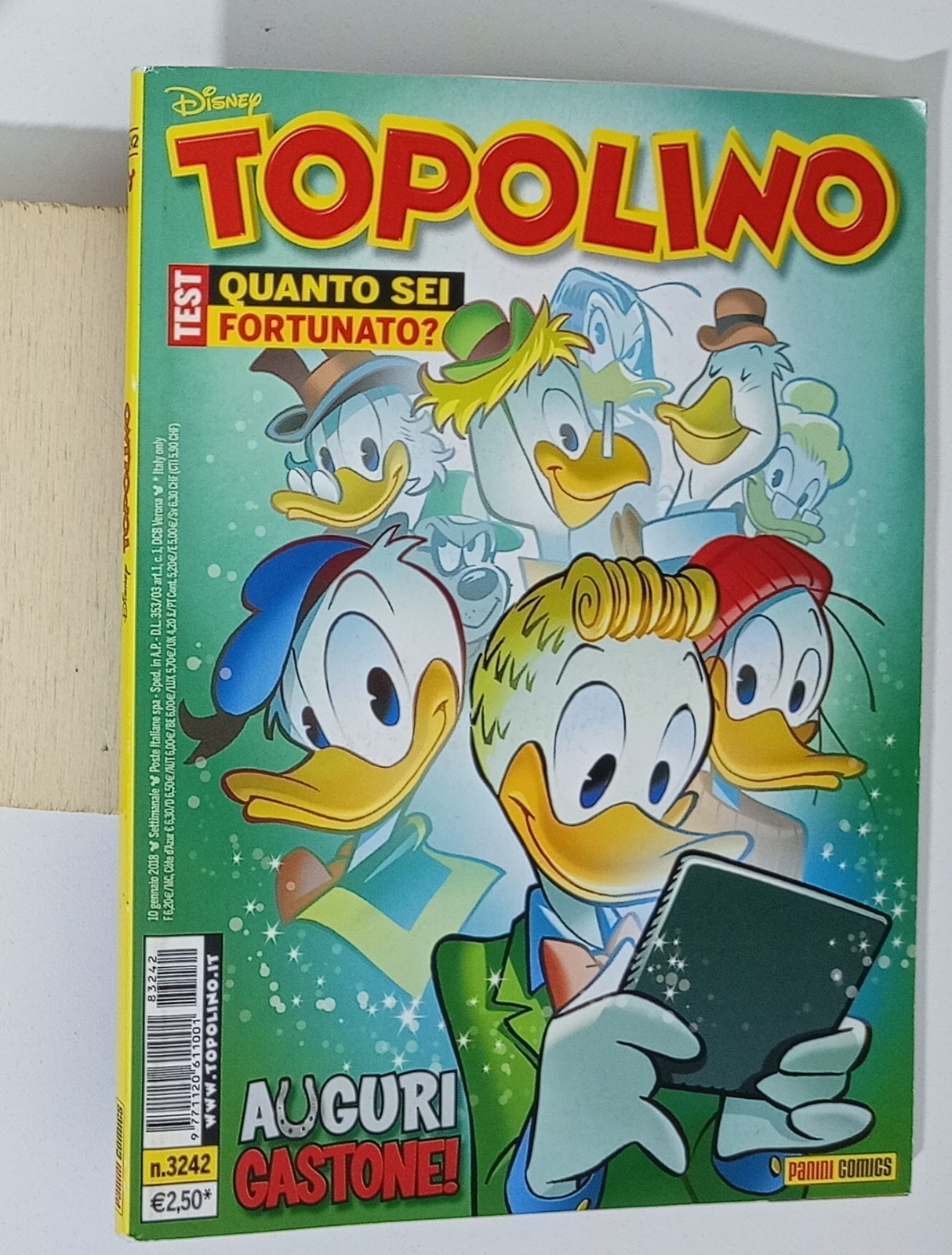 I148390 TOPOLINO Libretto n. 3242 - Panini 2018