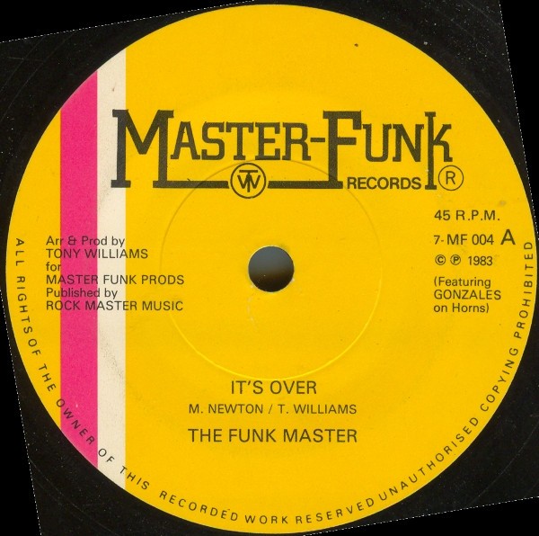 Funk Masters - It's Over (7", Single) (Very Good Plus (VG+)) - 3657766107