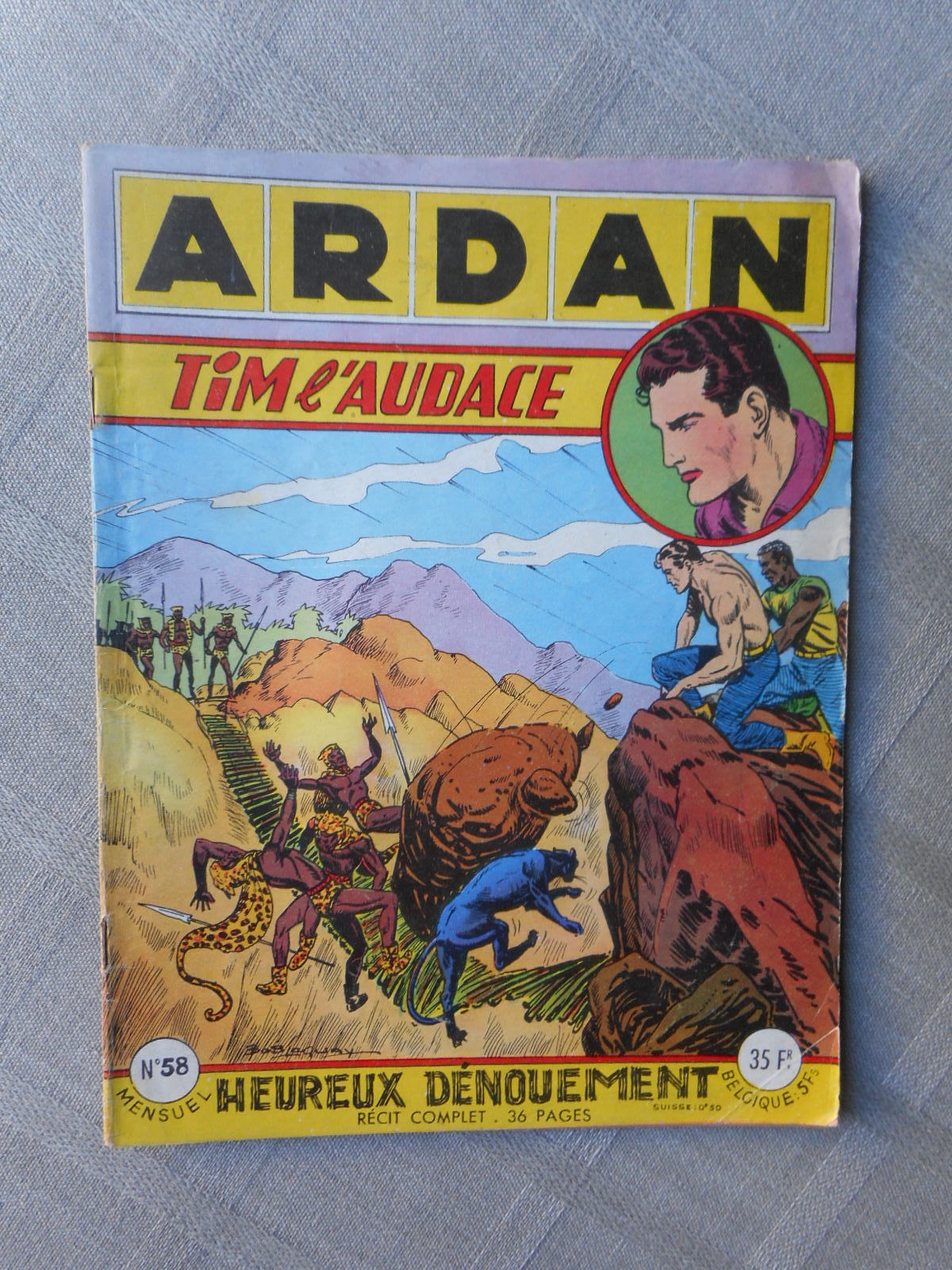Artima Ardan Tim L'Audace 1ª Serie N° 58 1956 In Buone Condizioni