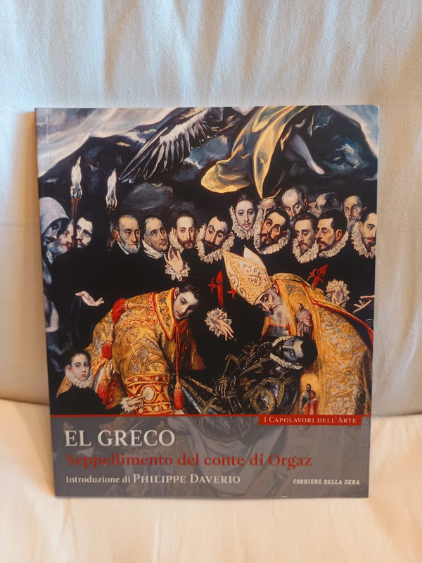 El Greco - Seppellimento del conte di Orgaz - i capolavori dell'arte