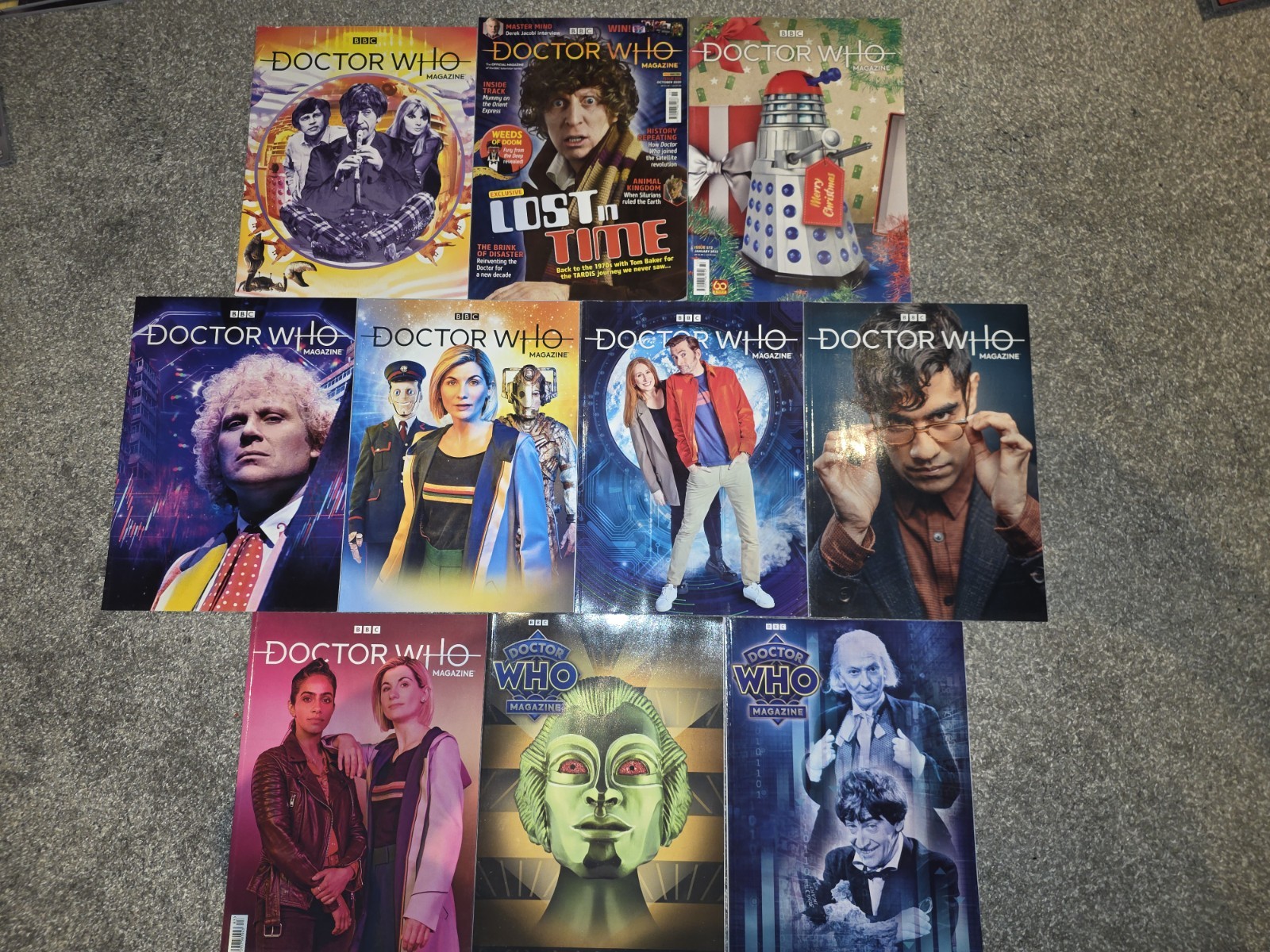 Doctor Who Magazine Bundle issues  536 555 572  574 577 579 582 583 587 589