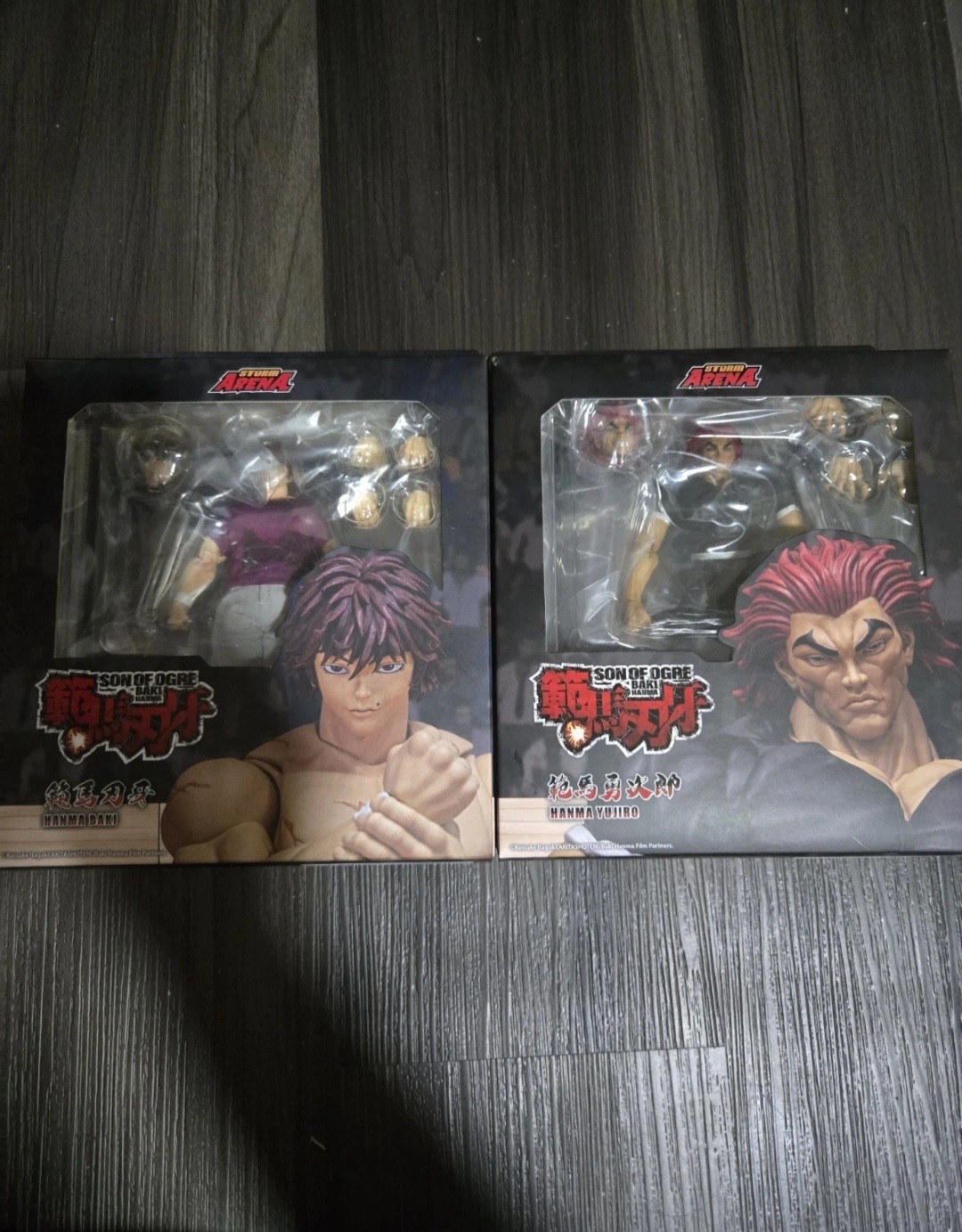 Storm Arena Baki Hanma Son Of Ogre Baki Hanma & Yujiro Hanma Figure Lot Of 2