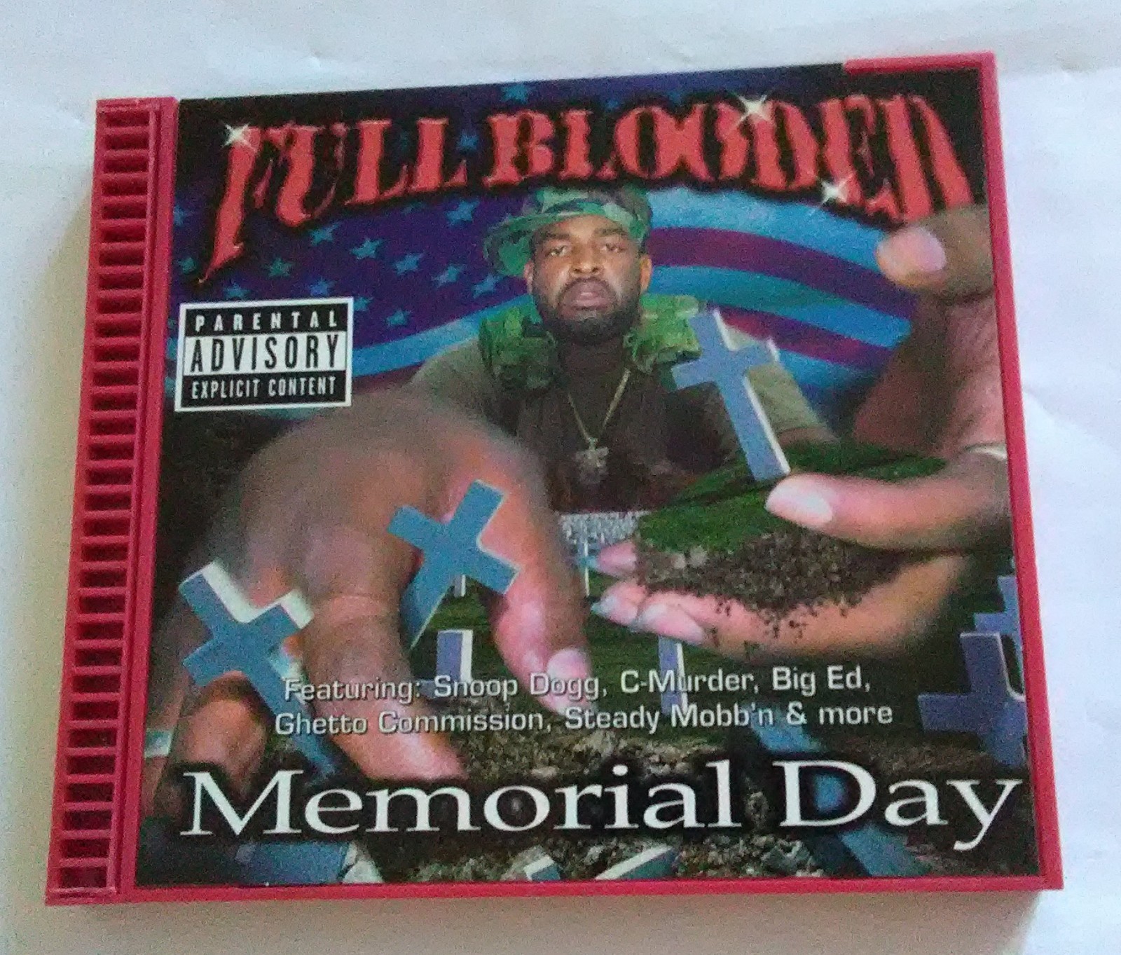 FULL BLOODED MEMORIAL DAY CD 1998 NO LIMIT 16 TRACKS MASTER P EXCELLENT