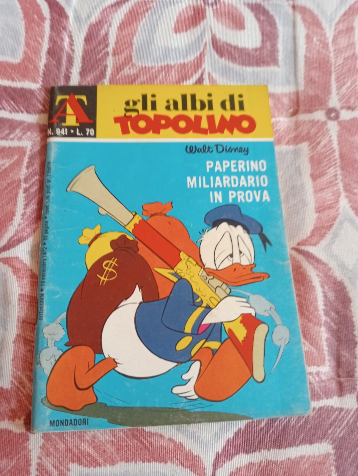 ALBI DI TOPOLINO N. 941 Mondadori 1972 MONDADORI CON BOLLINO