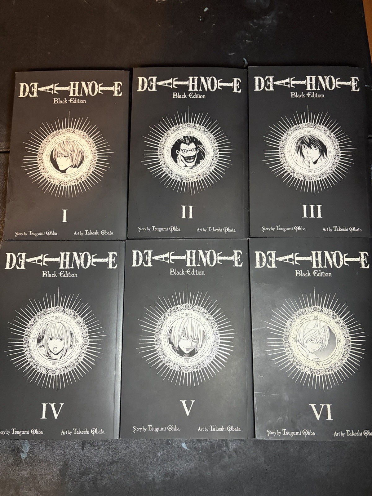 Death Note Black Edition Set Manga Completo Vol. 1-6 