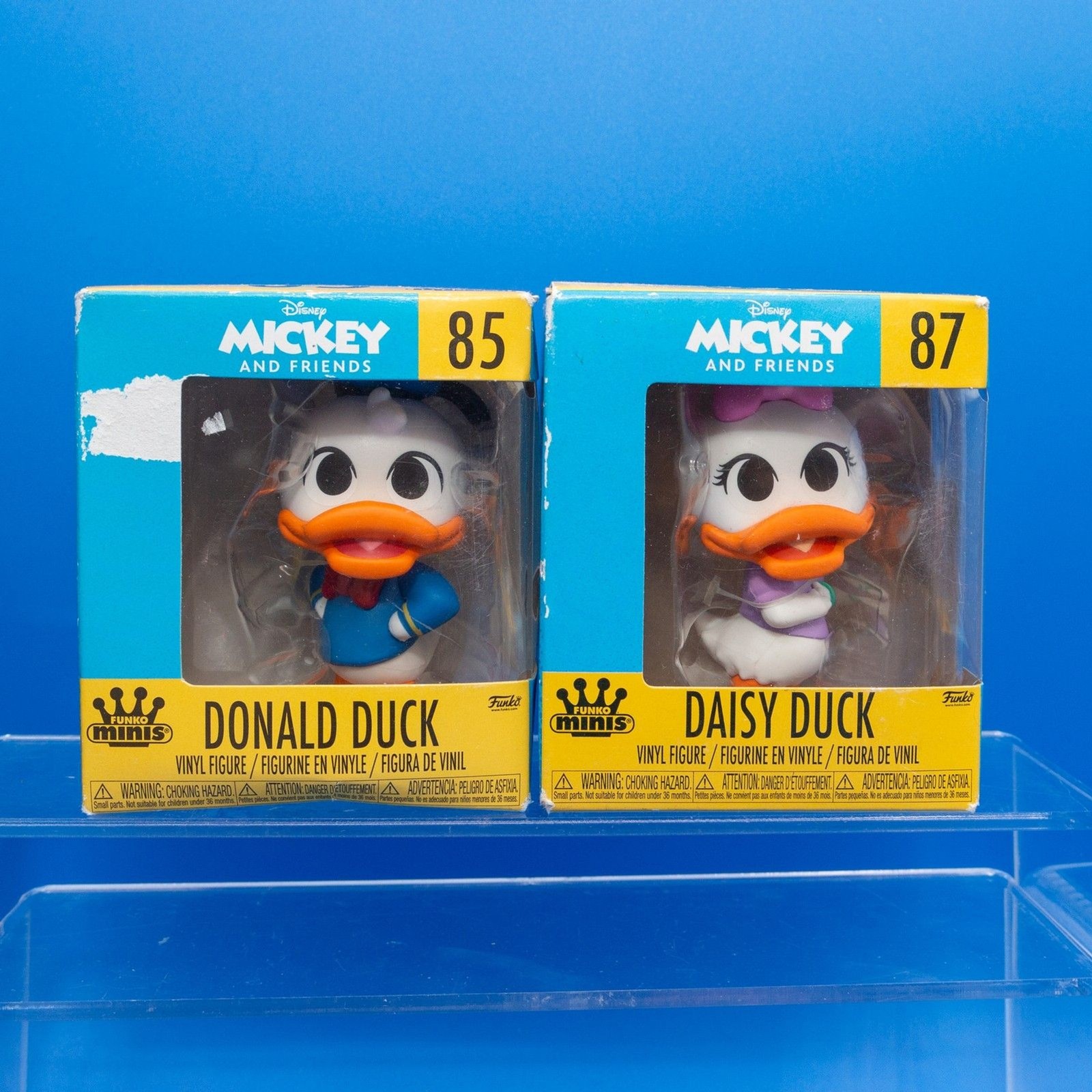 Funko Disney Topolino e Amici Mini Paperino #85 & Daisy Duck #87 Vinile