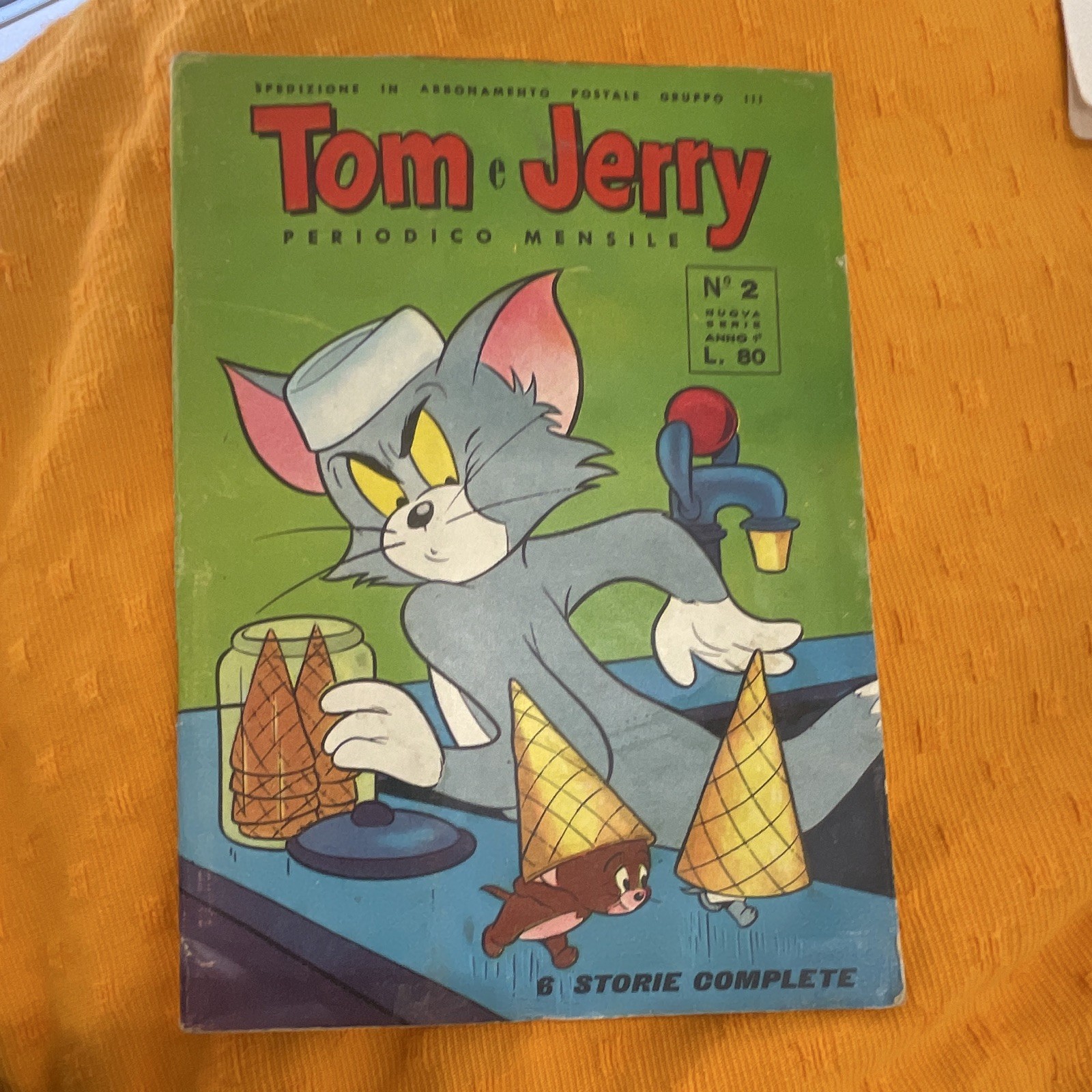 Tom e Jerry n.2 Luglio 1960 Periodico mensile italiano - 6 storie complete