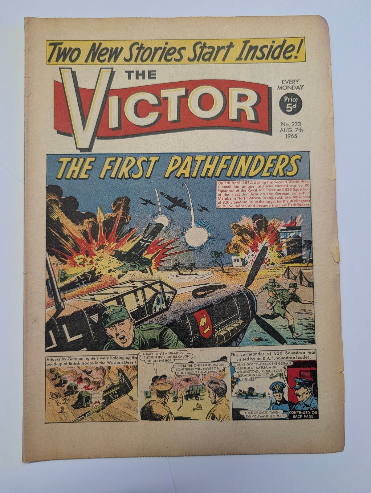 The Victor Comic, No 233, August 7th 1965.