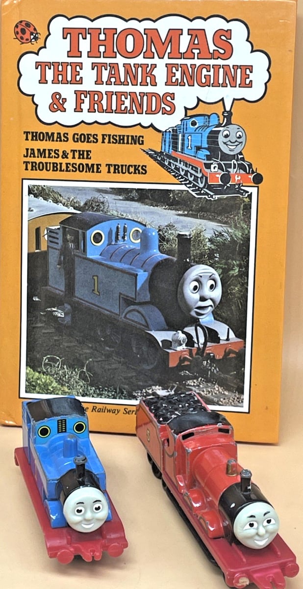Bundle Thomas Take-n-Play Thomas James Diecast Trains Fisher-Price libro di storie