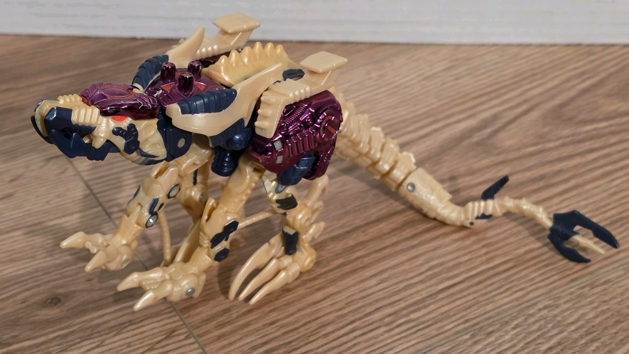 Transformers Beast Wars Transmetals 2 Dinobot II 1998 Hasbro completo