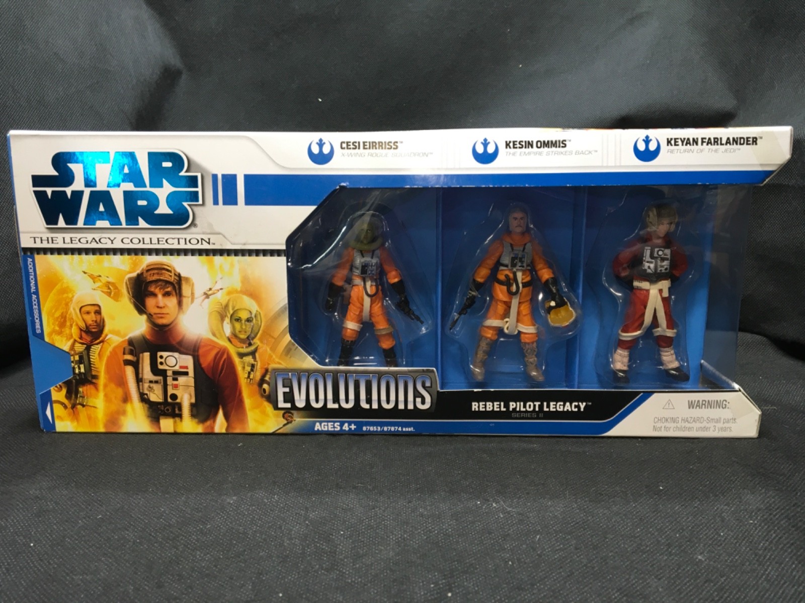 Nuovo con scatola Star Wars Legacy Collection Evolutions Rebel Pilot Legacy Series II [Hasbro]