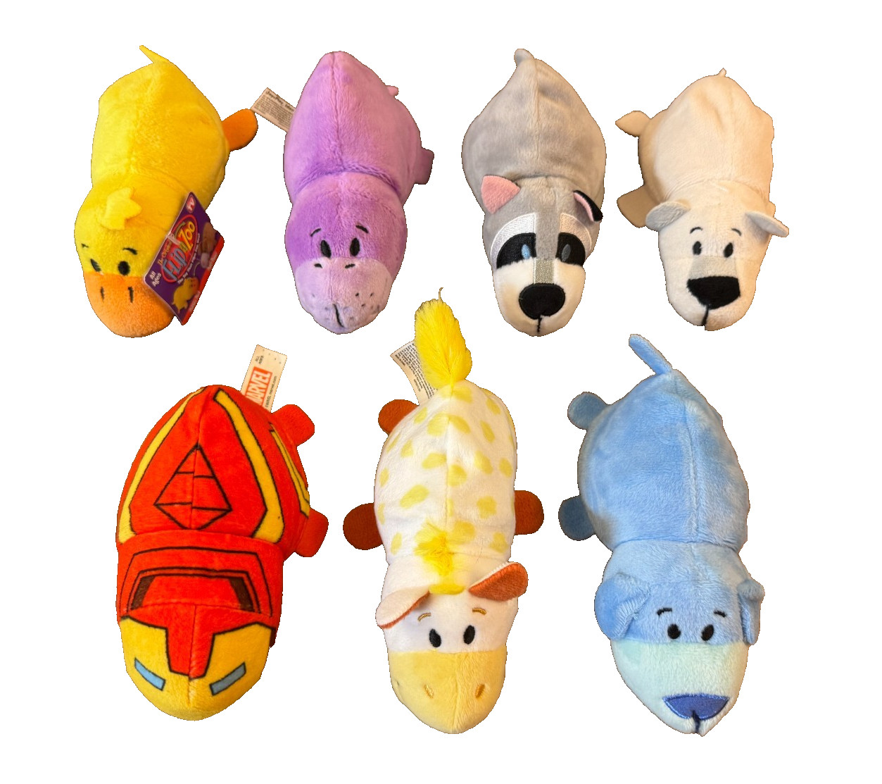 Flipazoo Jay At Play Mini Animal Figures Flip A Zoo Reversible Toys 2 in 1 Plush