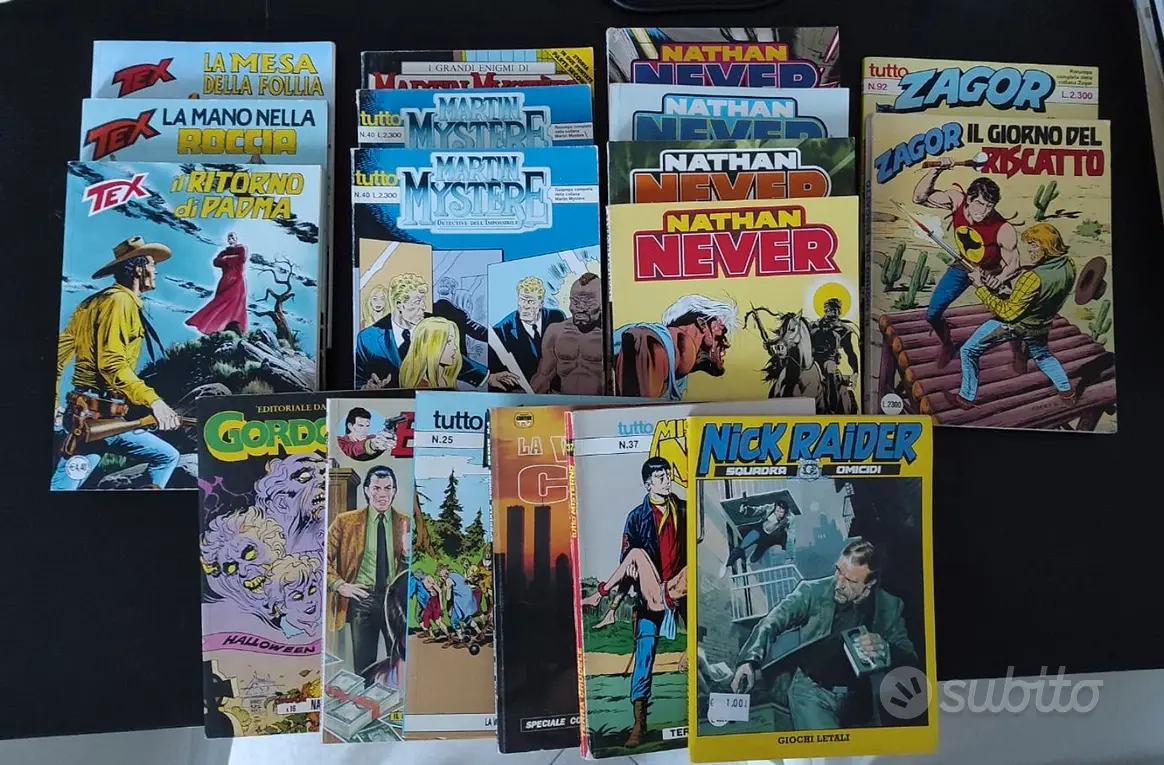 📖Fumetti misti Tex, Zagor, Nathan Never...