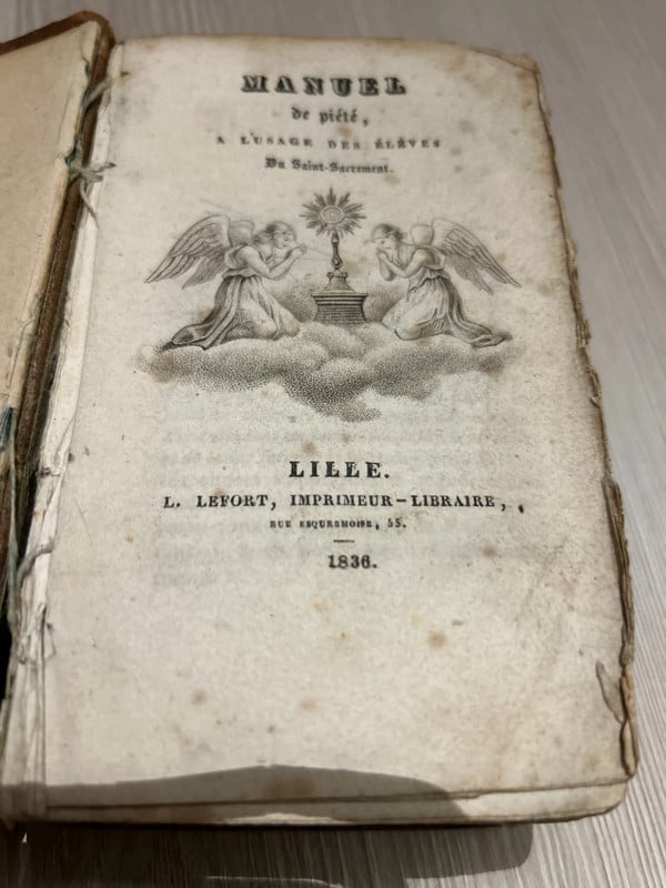 Manuel de piété à l’usage des élèves du St Sacrement