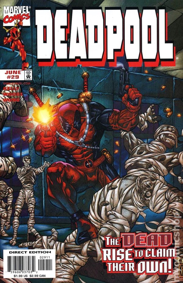 Deadpool #29 VF- 7.5 1999 Immagine Stock