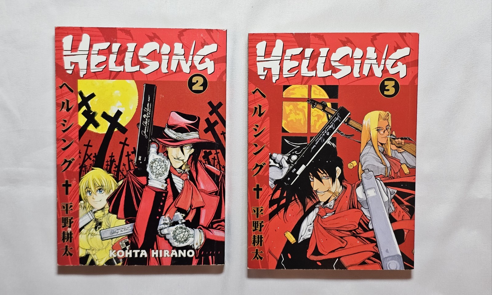 Hellsing Manga Volumes 2&3 English Dark Horse DMP Set Kohta Hirano
