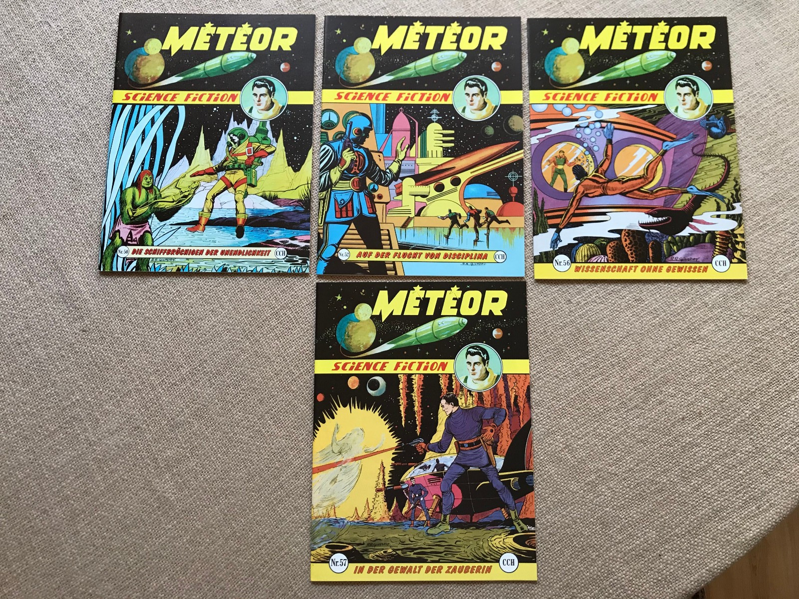 " Meteor " CCH n.50,52,56,57 ottime condizioni 4 fascicoli