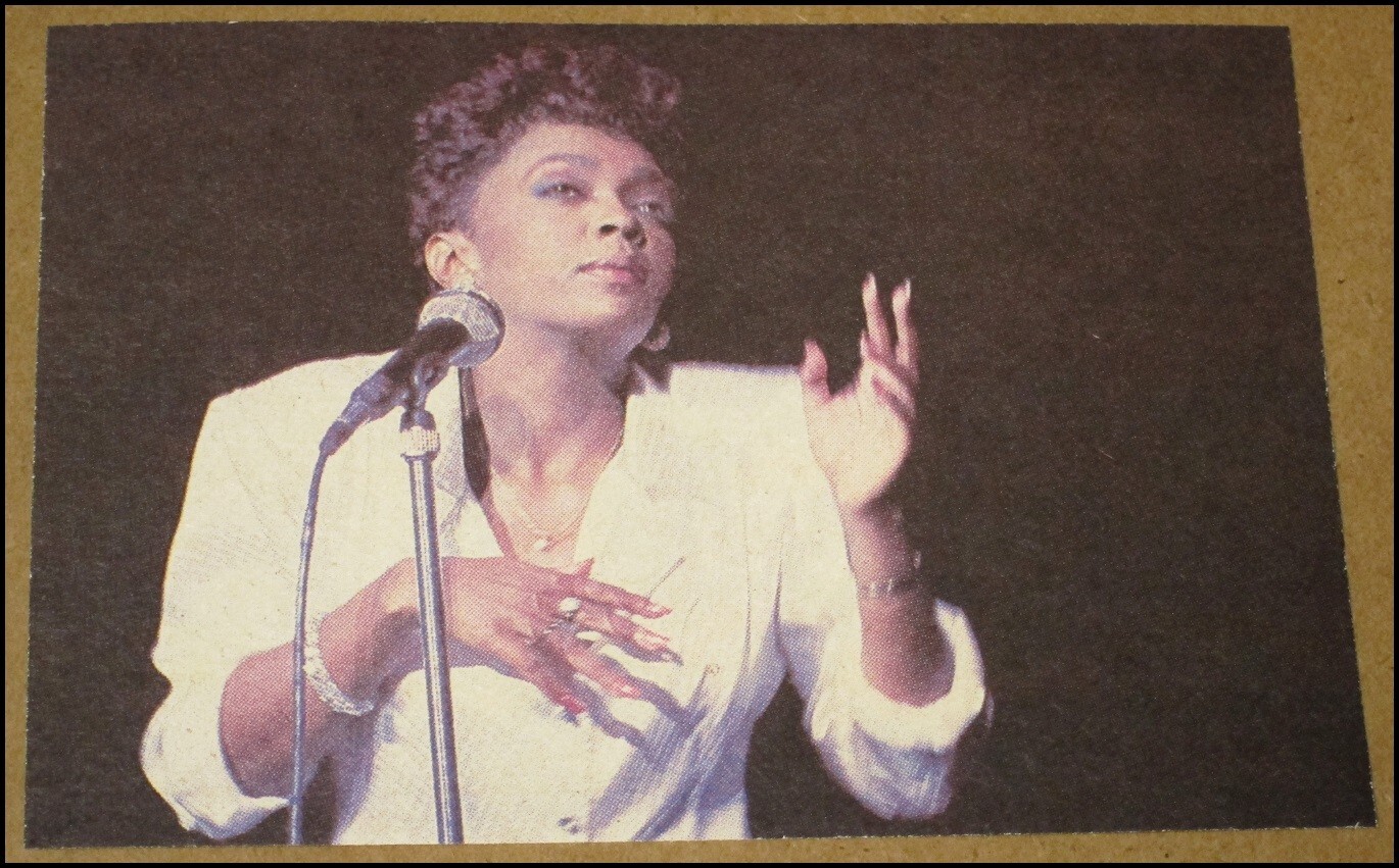 1986 Anita Baker Rolling Stone ritaglio foto 4,25"x2,75" Rapimento La cantante