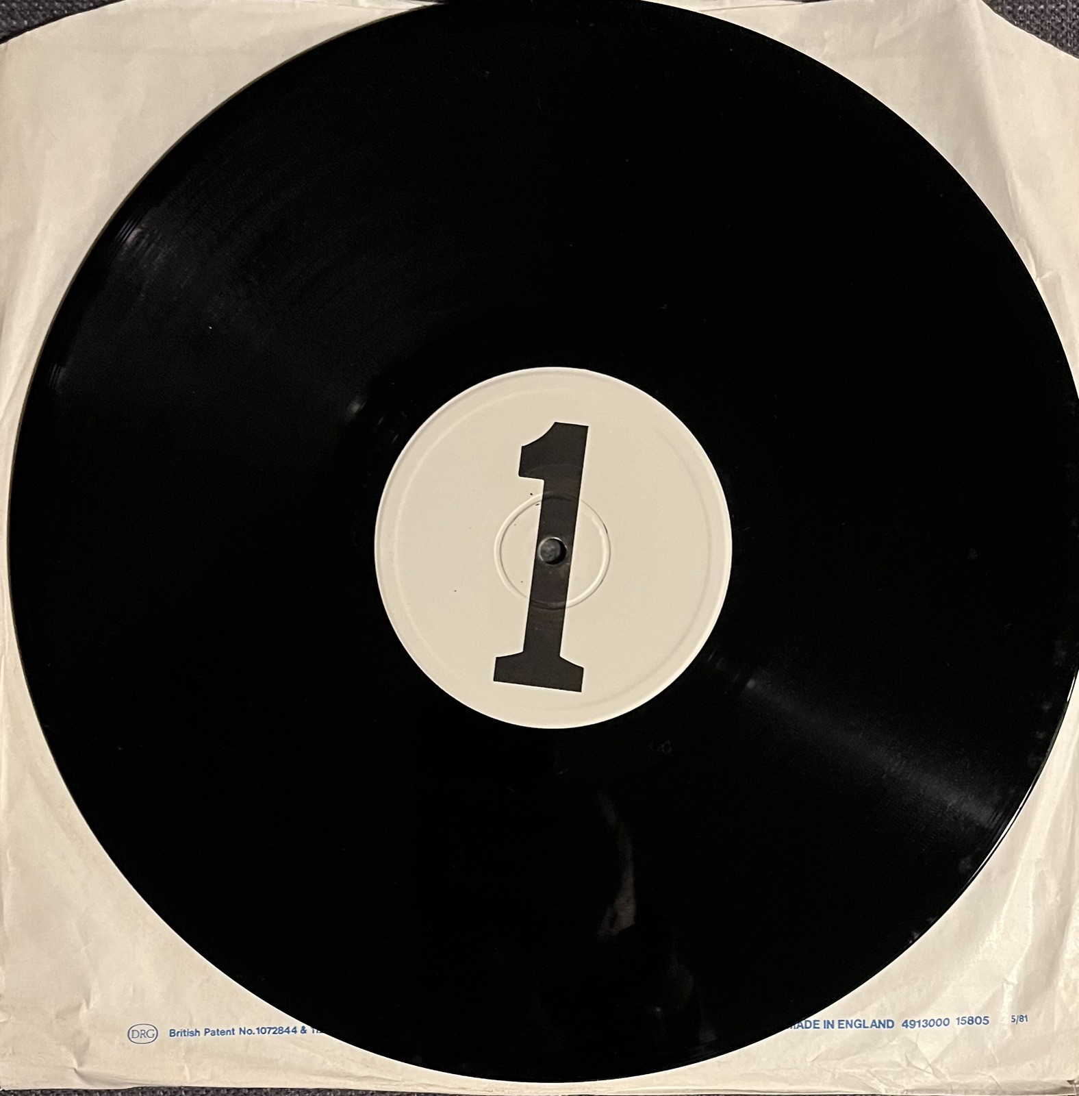 Drum 12” promo Way of the West post punk new wave VG+