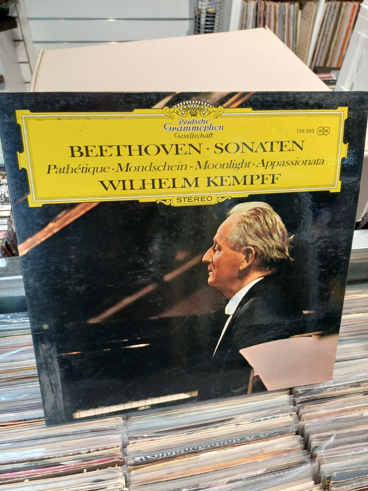 Deutsche Grammophon Beethoven Sonaten Kempff LP 12" 33 giri Stereo
