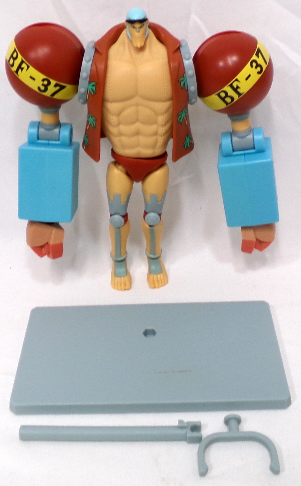Figurina Completa Franky 6" Dei Supereroi Anime One Piece Bandai